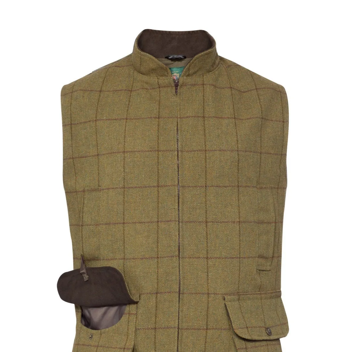 Alan Paine Men's Rutland Waterproof Tweed Waistcoat