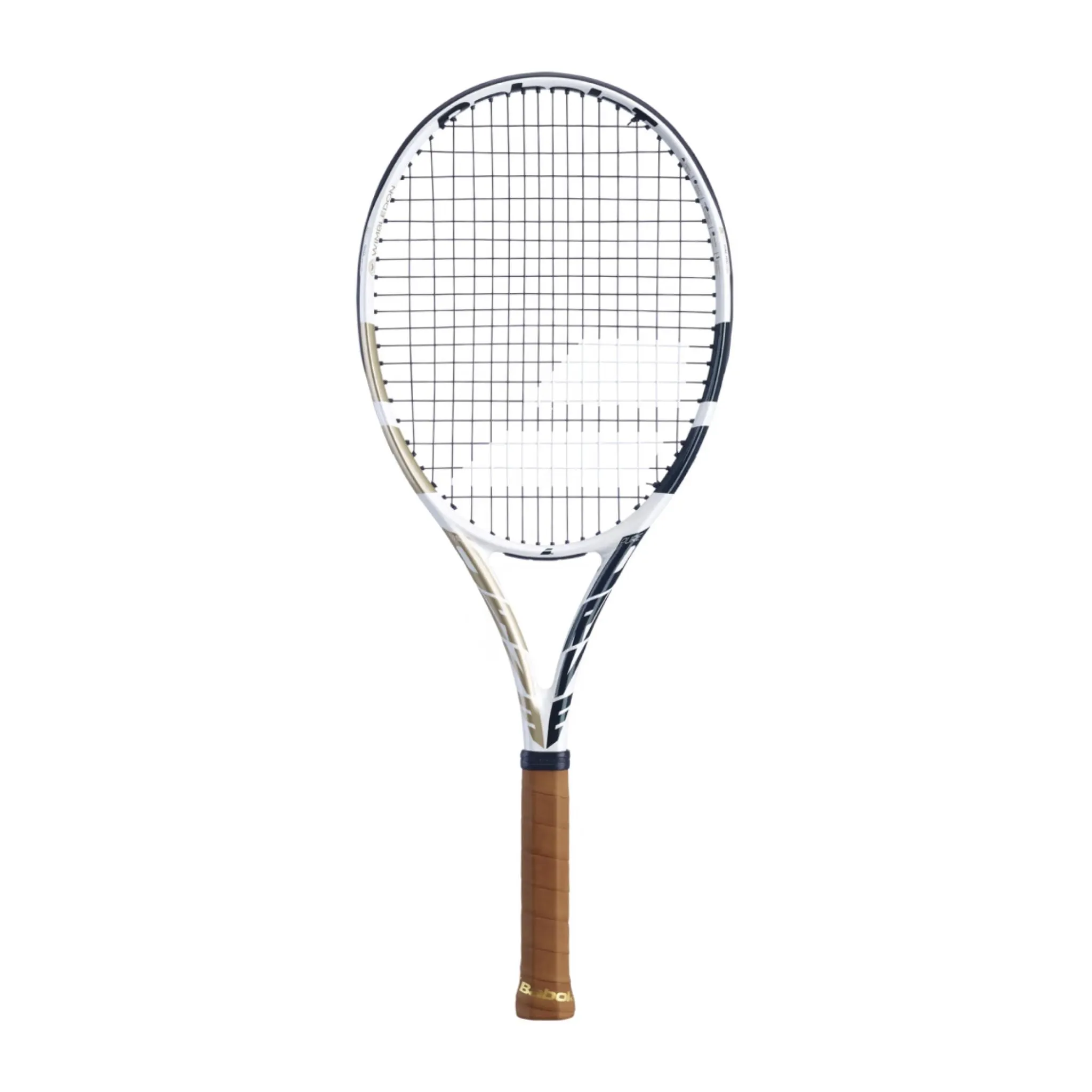 Babolat Pure Drive Team Wimbledon Unstrung Tennis Racquet [White/Gold]