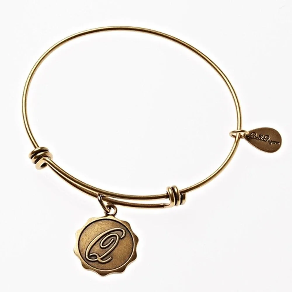 Bella Ryann Bangle Bracelet - Letter Q