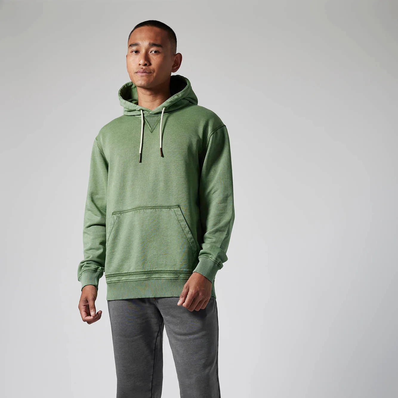 Braunstone Hoodie - Javan Green Wash