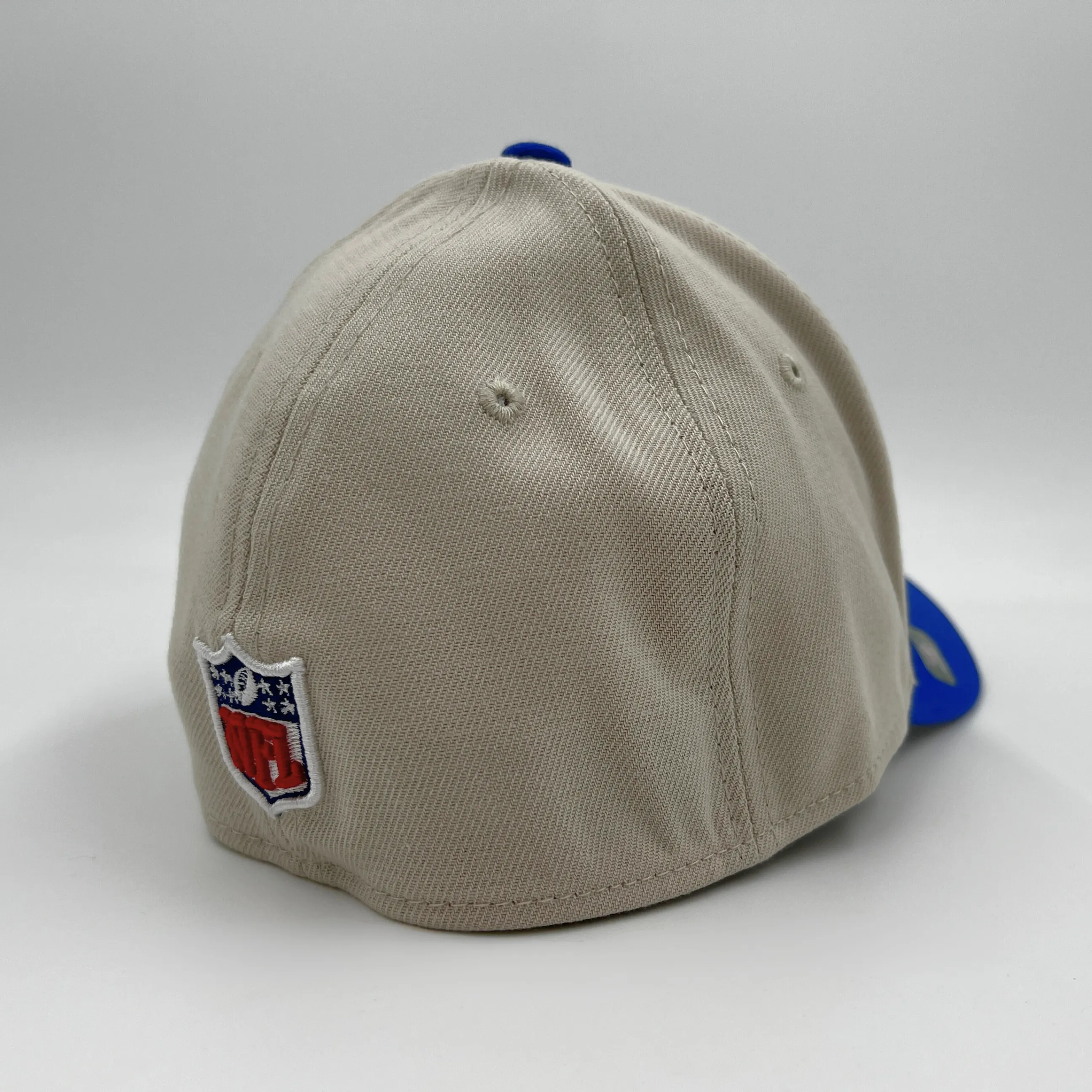 Buffalo Bills Stone & Royal With Retro Logo 2023 Sideline Stretch Fit Hat