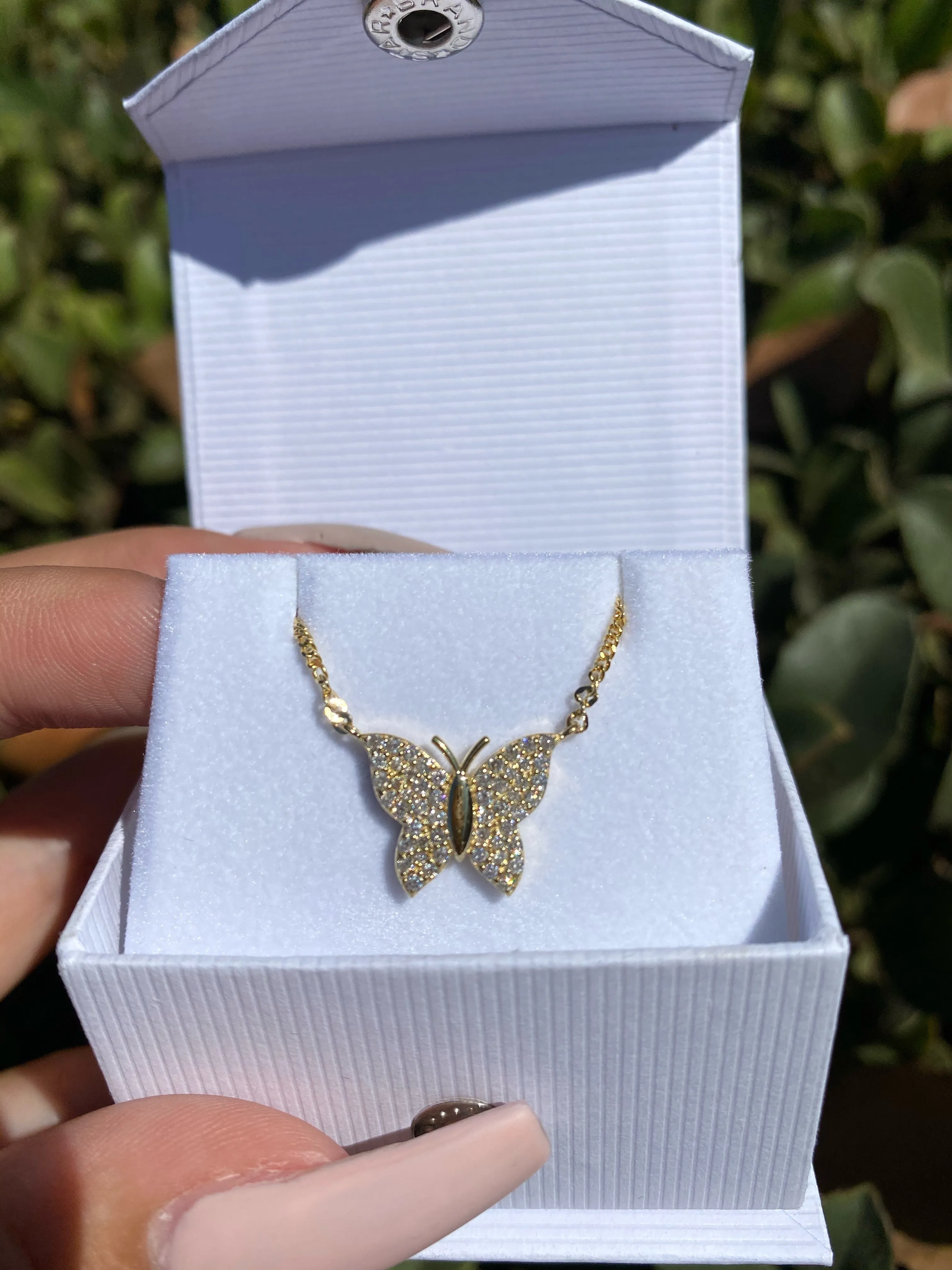 Butterfly Diamond Pendant NIJ003