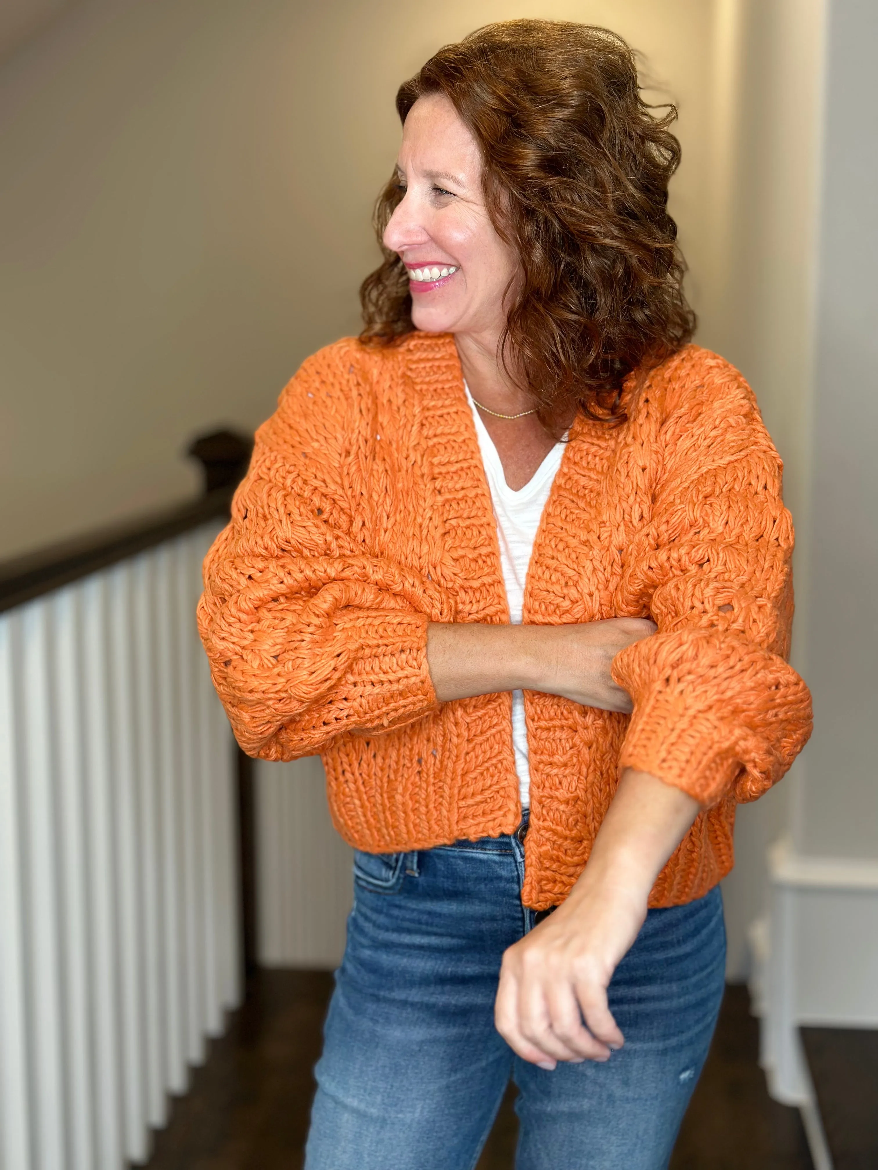 Callahan Gigi Cardigan in Puffins Bill