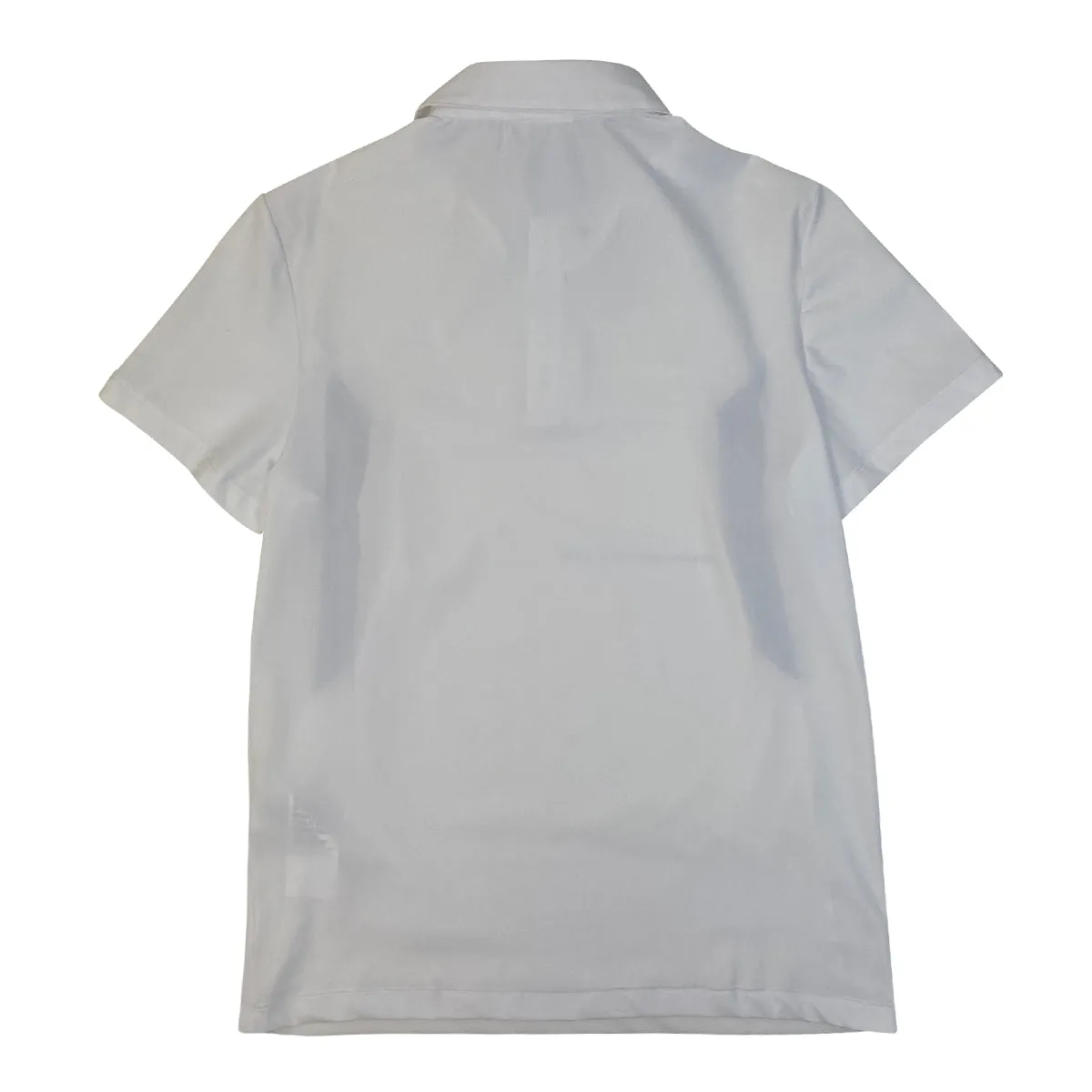 Cavalleria Toscana Tech Jersey S/S Men's Competition Polo in White - Men's XS