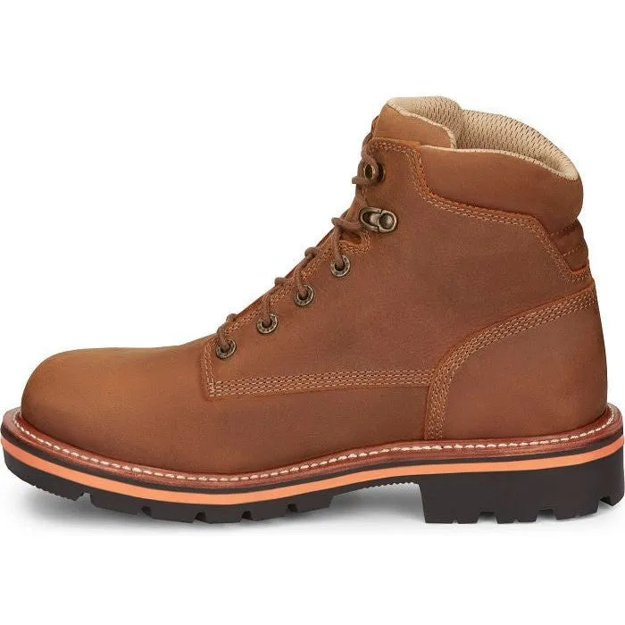 Chippewa Men's Thunderstruck 6 WP Slip Resist Work Boot -Tan- TH1010