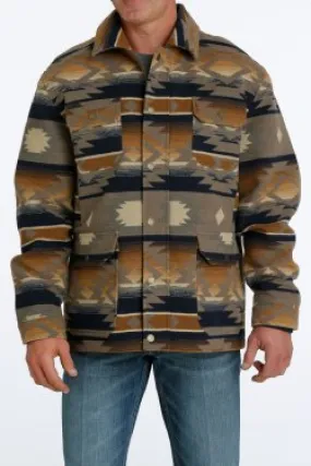 Cinch Men's Southwestern Print Frontier Coat