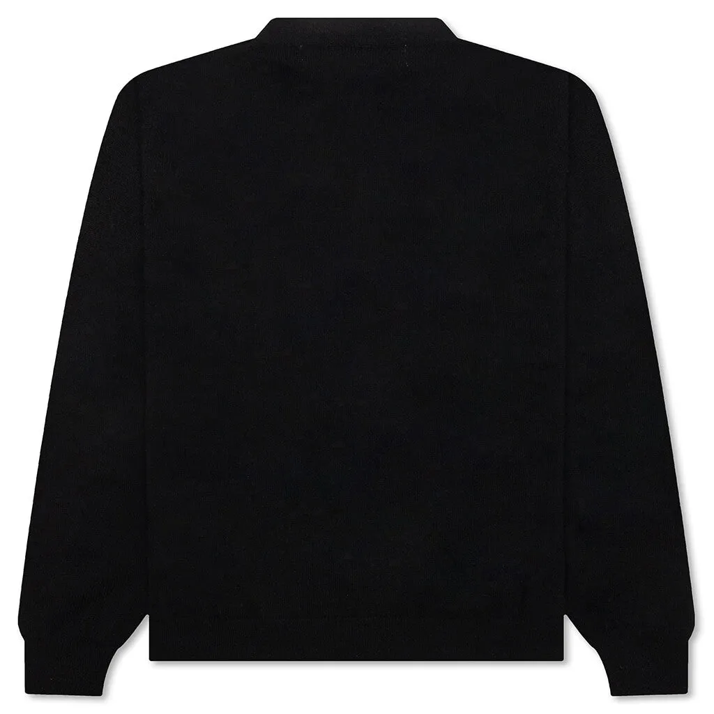 Comme des Garcons PLAY x the Artist Invader Button Cardigan - Black