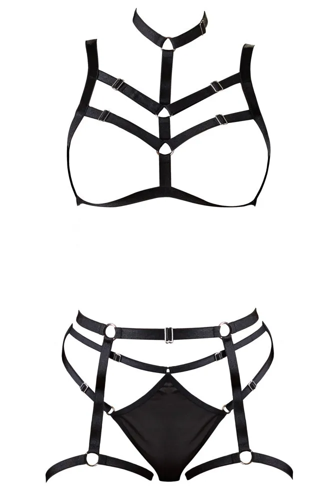 Cottelli Lingerie Harness Set