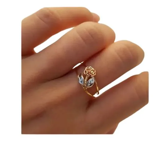 Dainty Rose Vintage Rose Gold Ring