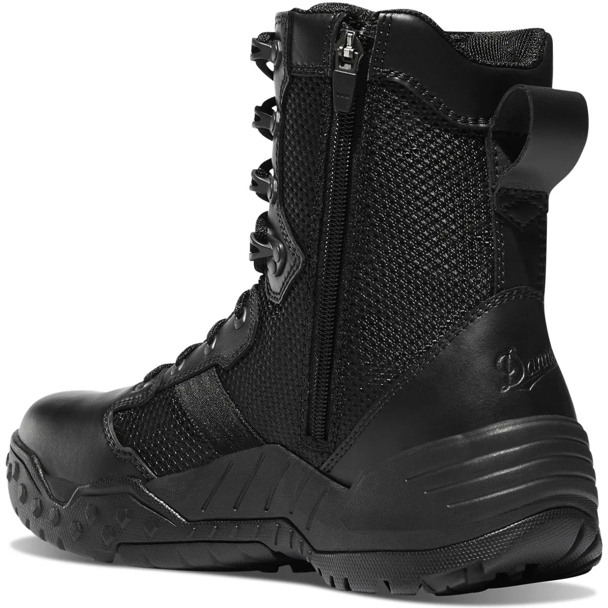 Danner Men's Scorch 8" Waterproof Side Zip Duty Boot - Black - 25733