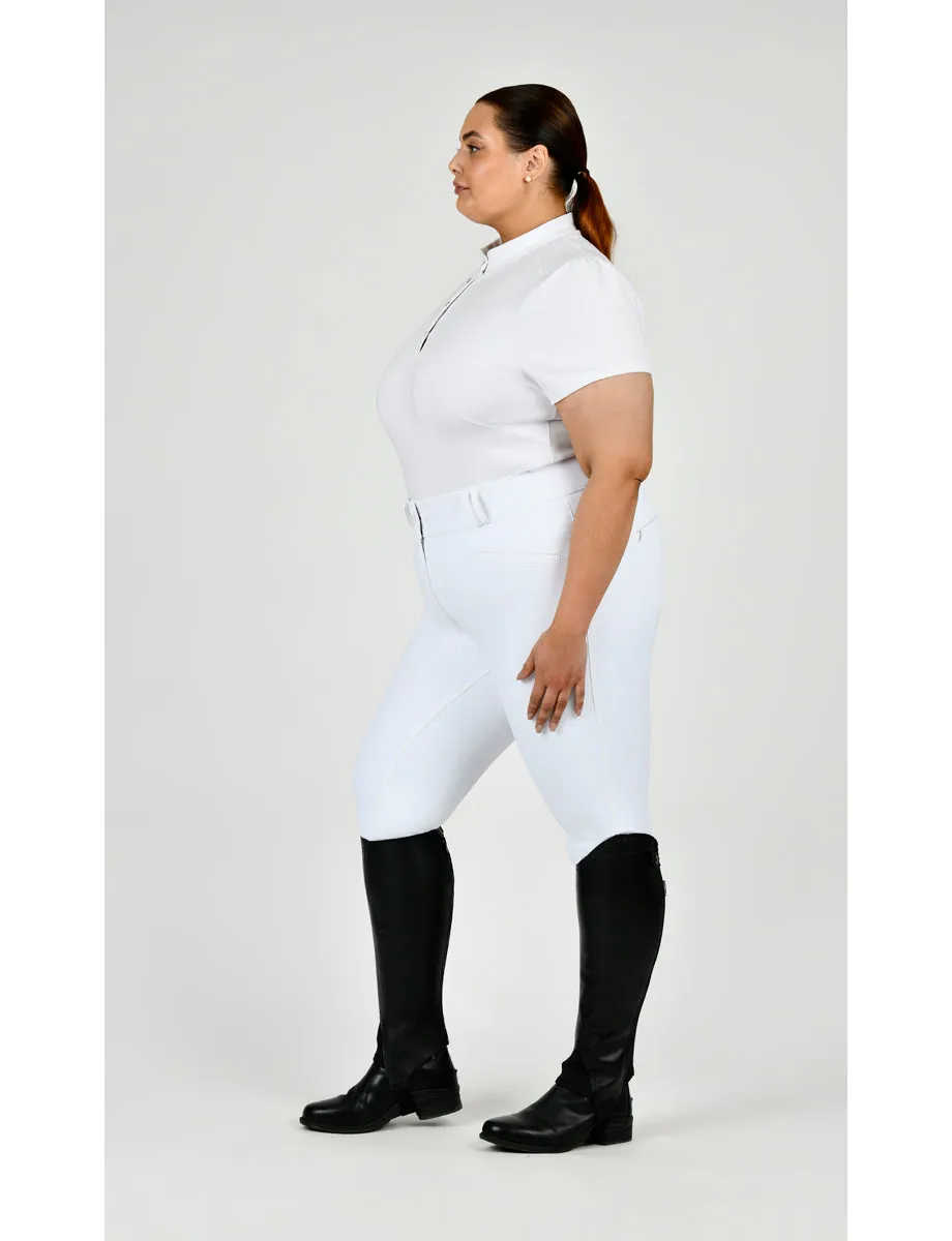 Dublin Black Chelsea Competition Breeches - White