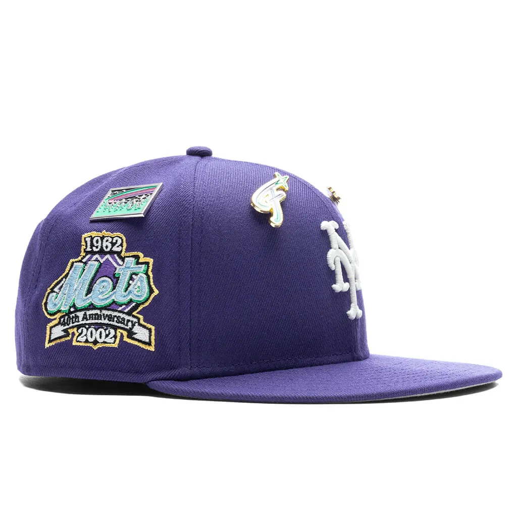 Feature x New Era Northern Lights 59FIFTY Fitted - New York Mets