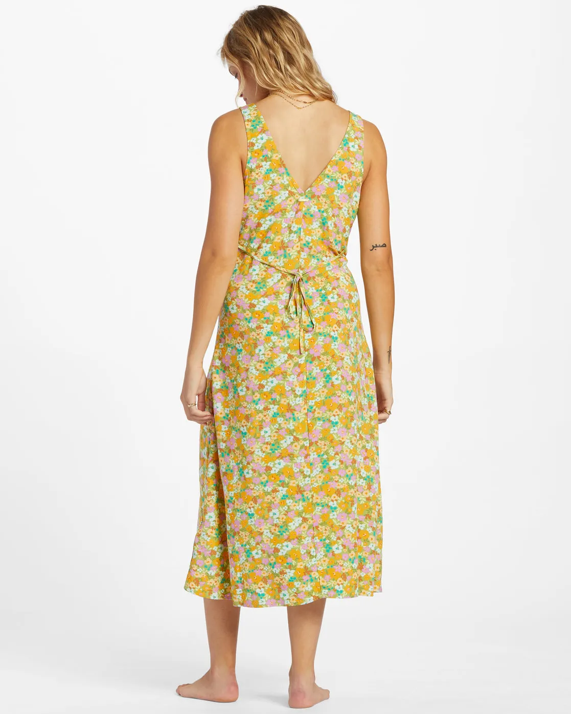 Feel The Love Midi Dress - Palm Green