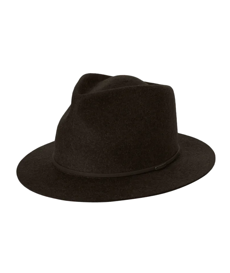 Felt Fedora Hayle- Brown Marble