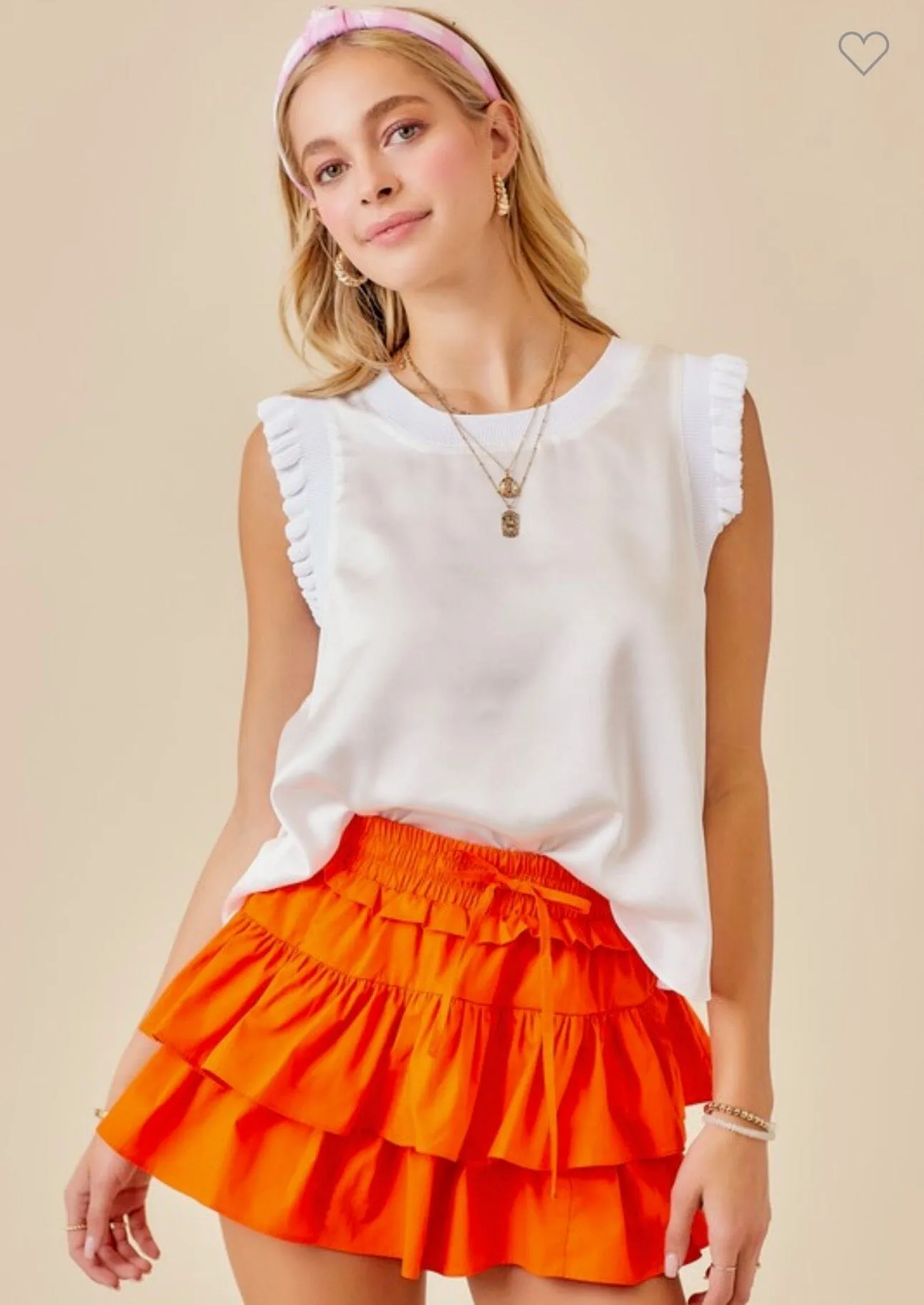 Flounced All The Ruffles Skort