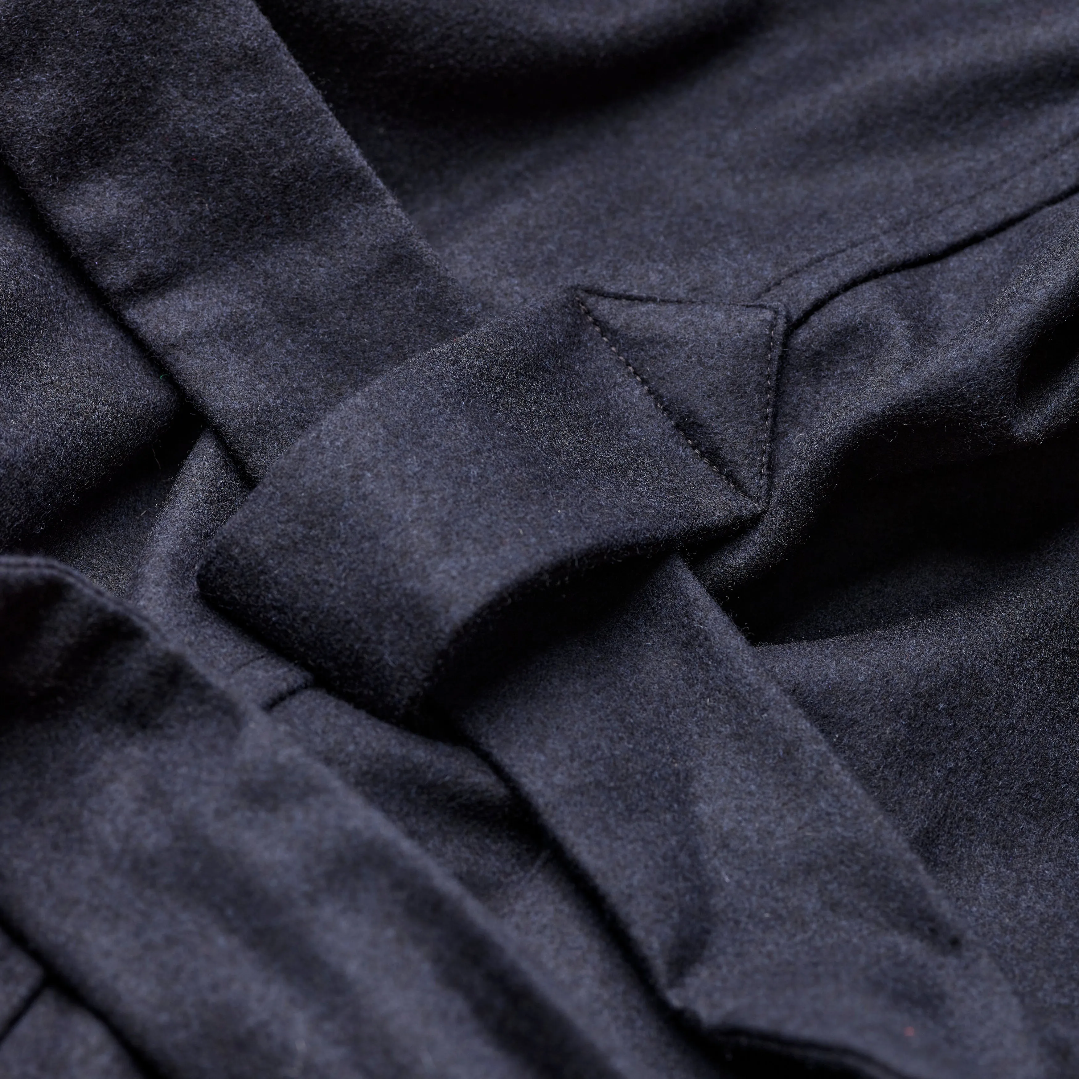 Fox Flannel Lounge Gown in Classic Midnight