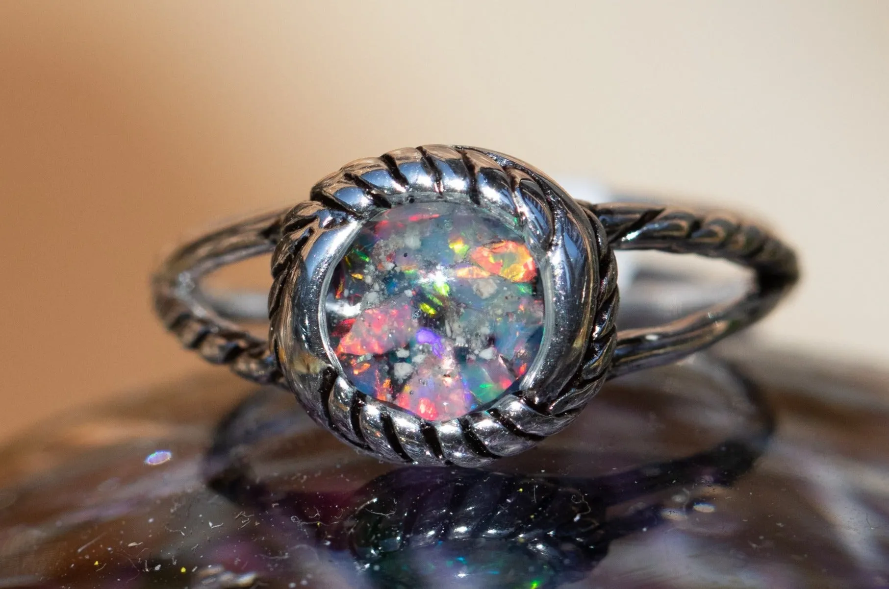 Fringed Circle Opal