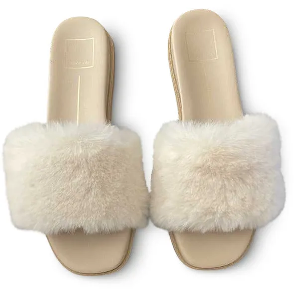 GILES IVORY FAUX FUR - re:vita