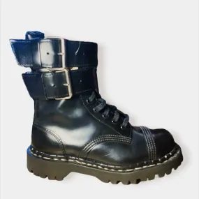 GRIPFAST BLACK 10 EYELET 2 STRAP BOOT