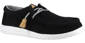 Hey Dude Wally Craft 40404 Mens Suede Leather Casual Shoe