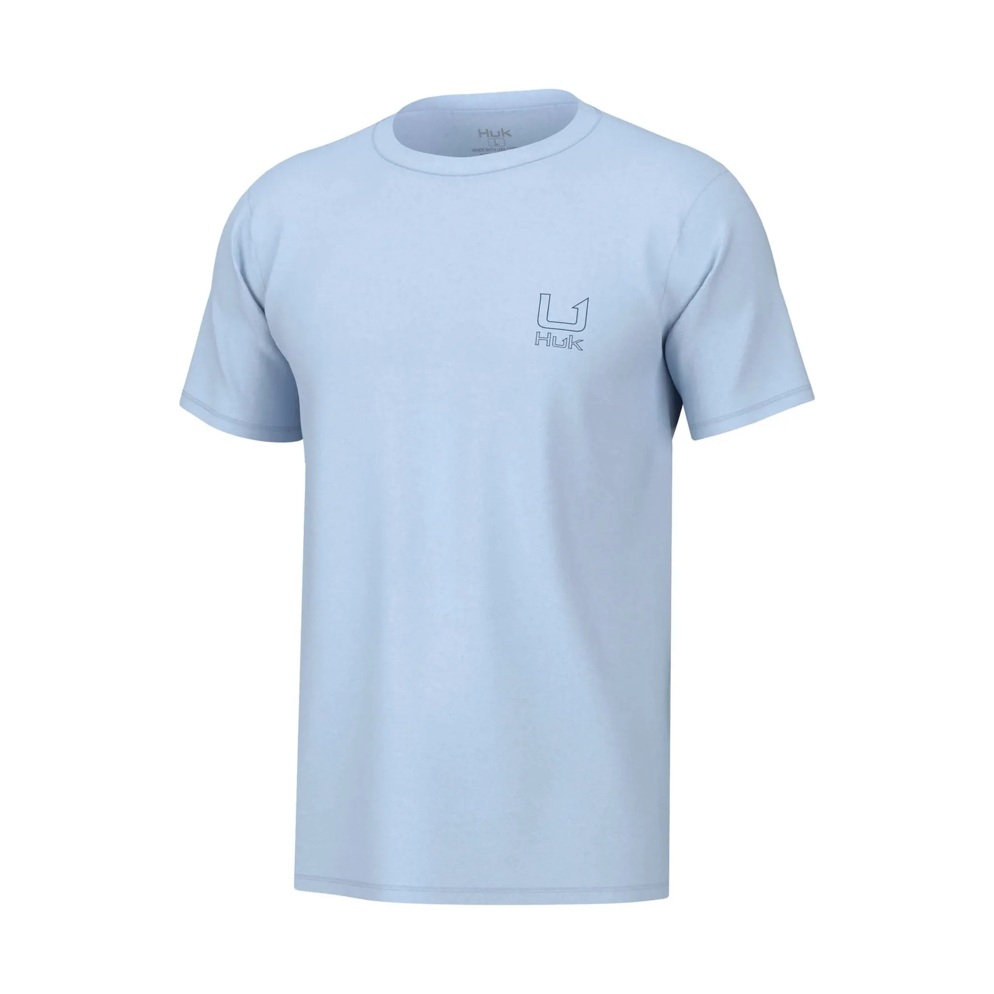 Huk Men's Salute Tee - Ice Water