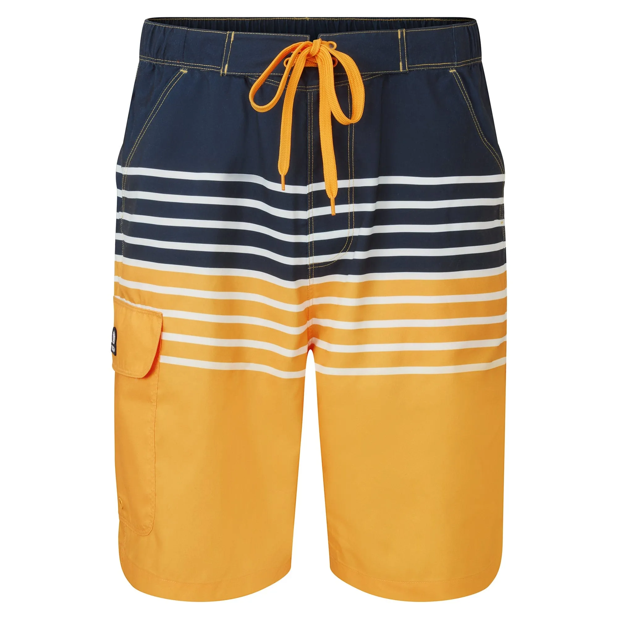 Justin Mens Board Shorts - Bright Yellow