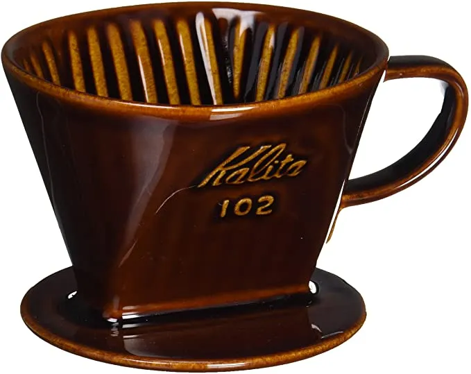 Kalita Style 102 Ceramic Coffee Dripper - Brown