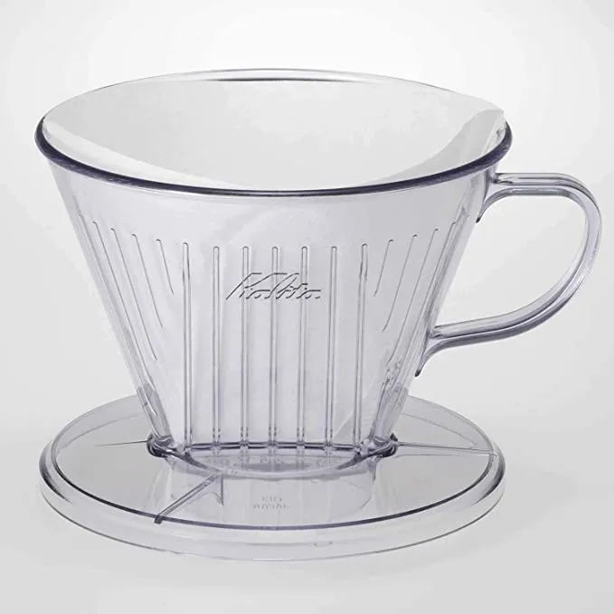 Kalita Style 103 Wide Brim Coffee Dripper - Clear Plastic