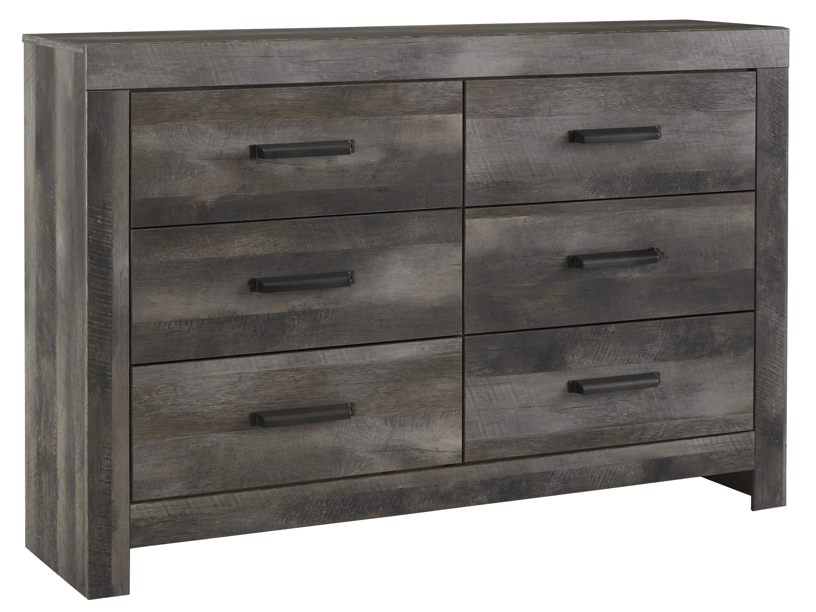 Kurkunde Gray Dresser And Mirror