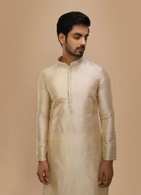 Manyawar Green Art Silk Embroidered Kurta Set