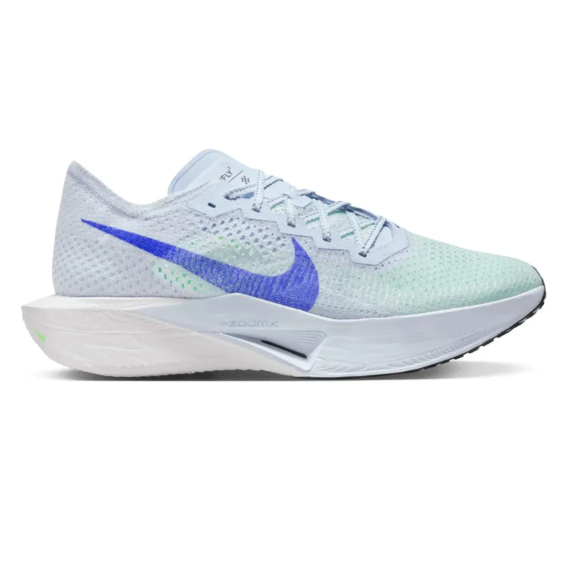 Mens Nike ZoomX Vaporfly Next% 3 - Football Grey / Racer Blue