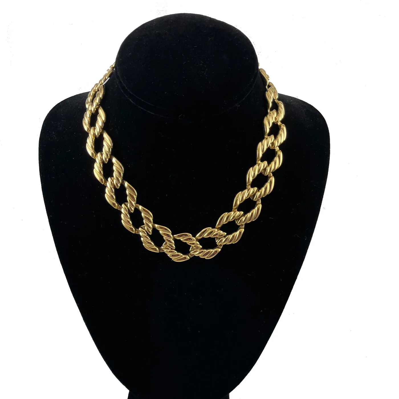 Napier Gold Link Chain Necklace