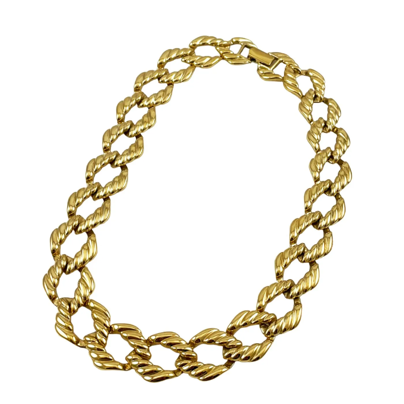 Napier Gold Link Chain Necklace