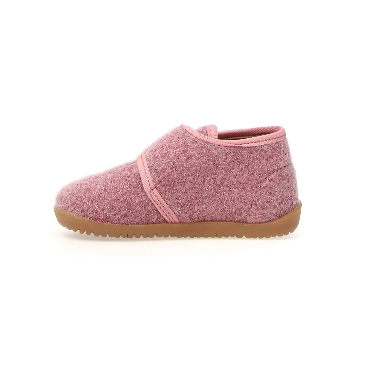 Naturino Toddler's (Sizes 21-27) Carillon Bright Pink Wool Teddy Slipper