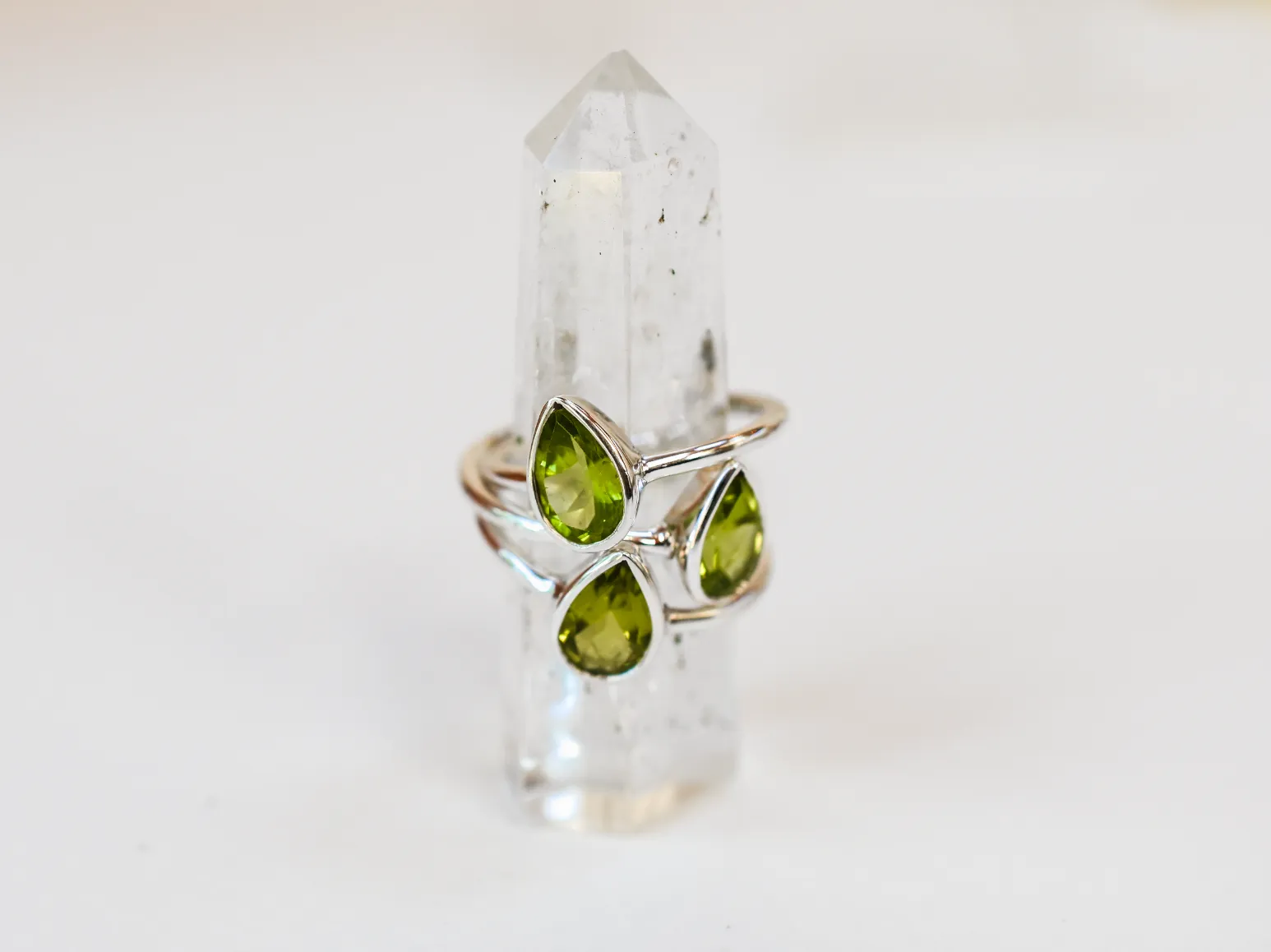 Peridot Wild At Birth Ring - August