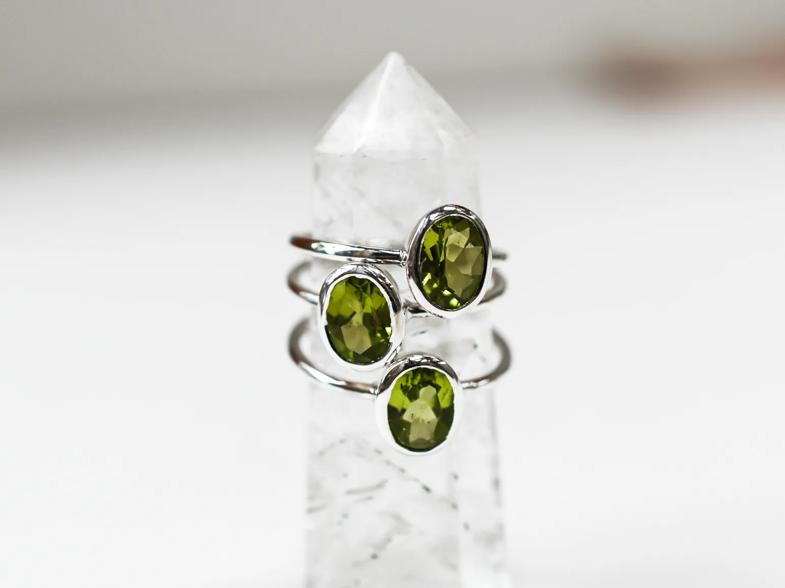 Peridot Wild At Birth Ring - August