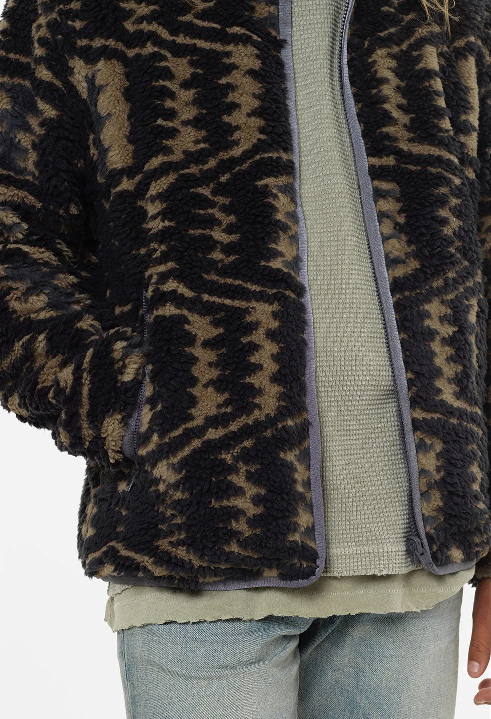 Polar Fleece Full Zip / Morgan Jacquard