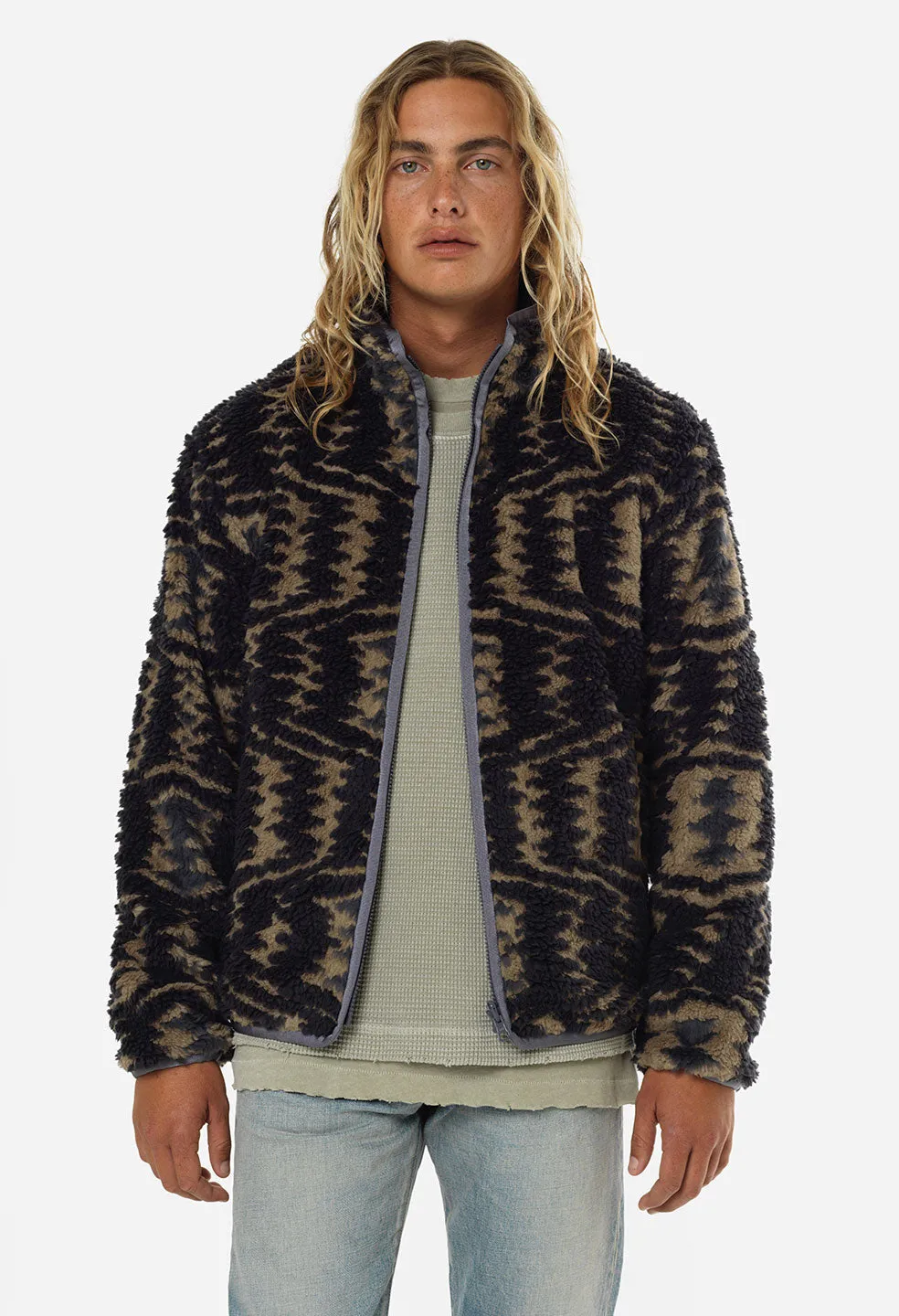 Polar Fleece Full Zip / Morgan Jacquard