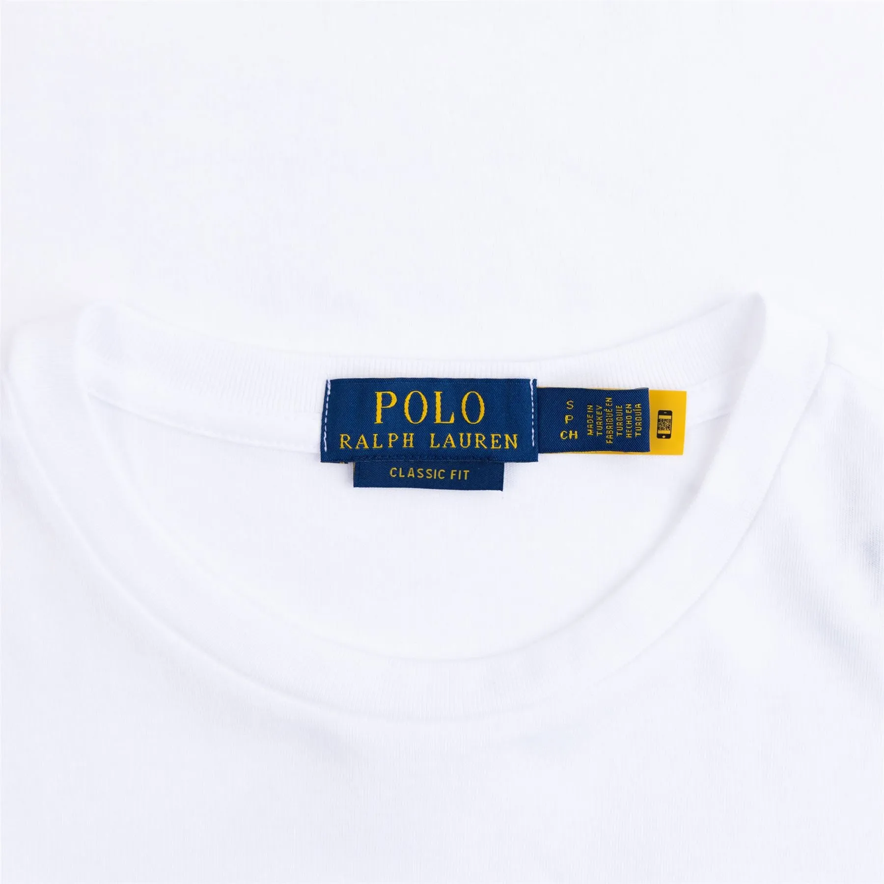 Polo Golf Classic Fit Cotton Terry T-Shirt White - SS24