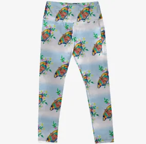 PREORDER Wildflower Butterfly Women's Pocket Leggings (Ships w/c 16th Sept)