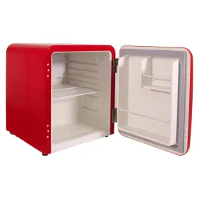 Snomaster - 48L Solid Door Counter-Top  Retro Beverage Cooler - Red