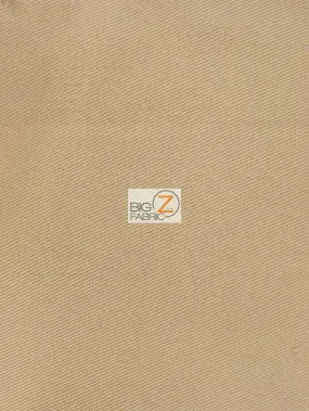 Solid 100% Cotton Twill Fabric / Khaki / Sold By The Yard