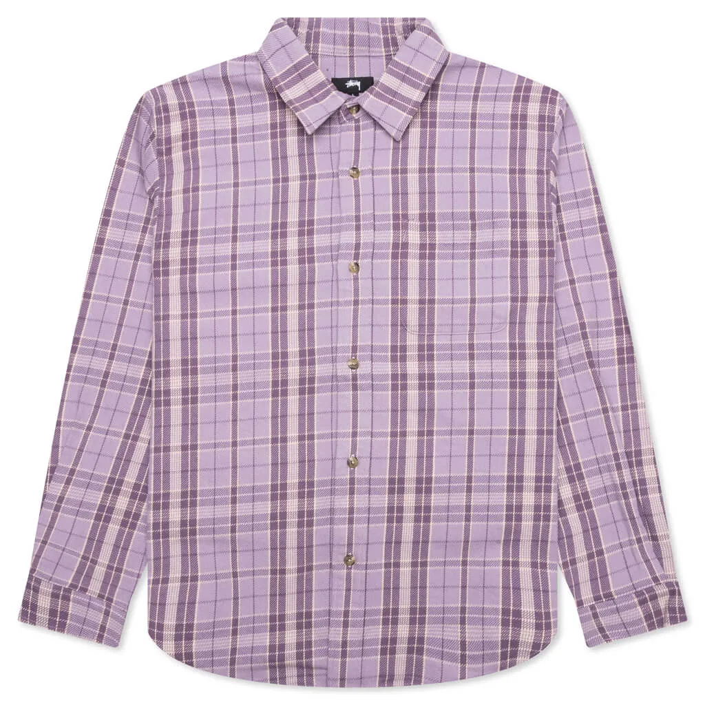 Stones Plaid Shirt - Lavender