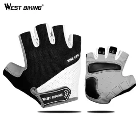 Summer Cycling Gloves Shockproof Thicken Pad Half Finger Cycling Gloves for Sport Hiking MTB Motorcycle Bike Gloves