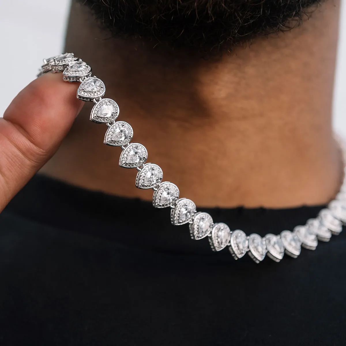 Teardrop Tennis Chain