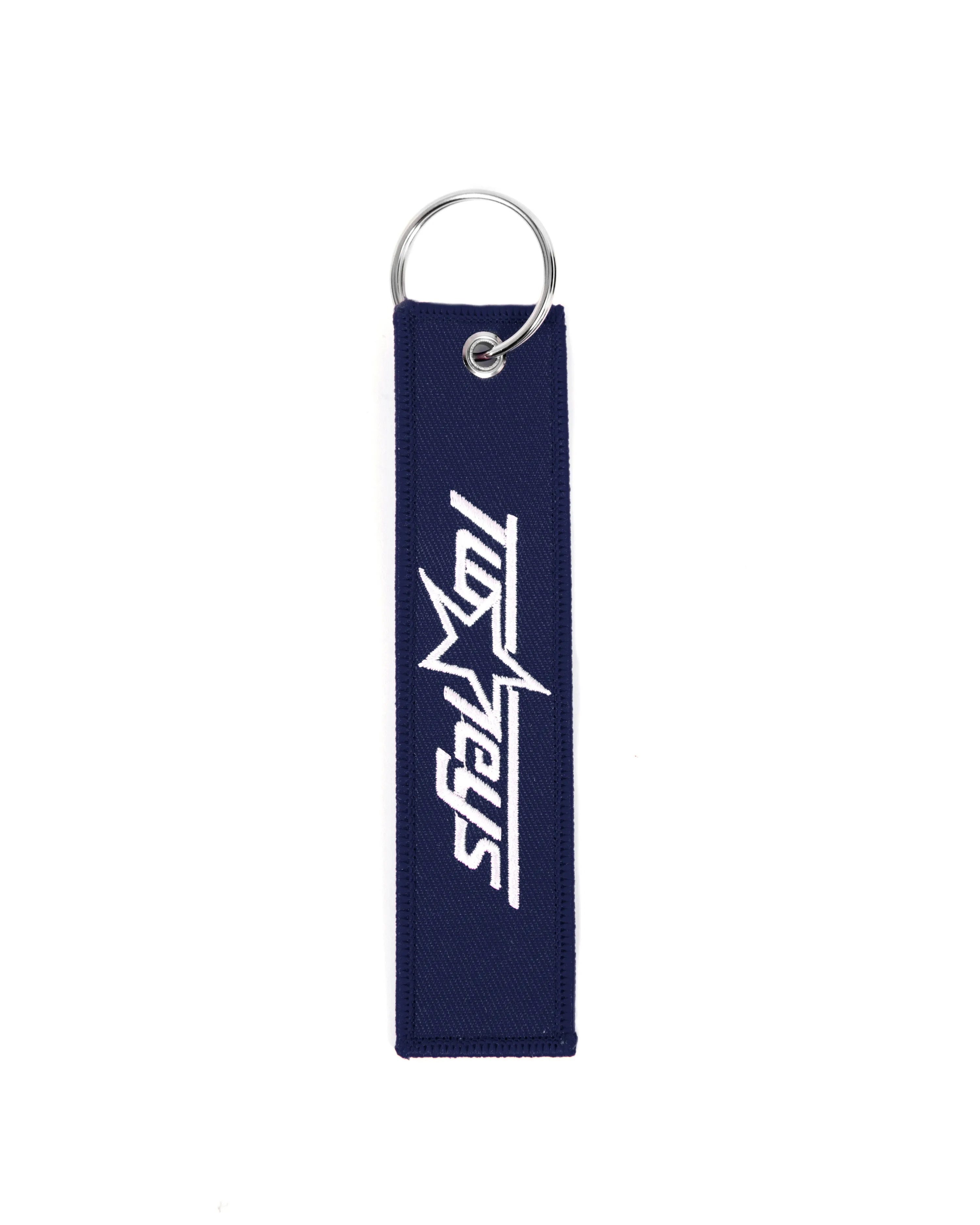 V8 Navy Keychain