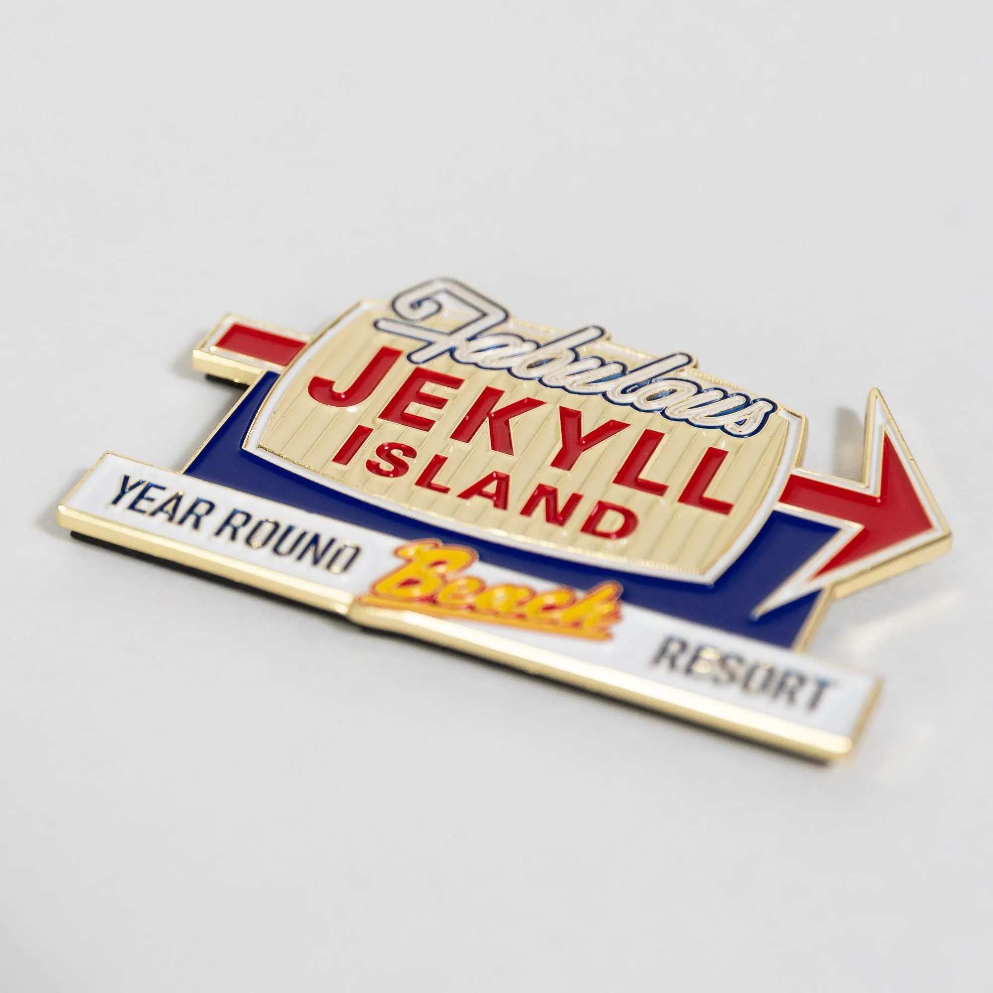 Vintage Jekyll Island Sign Magnet