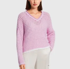 WAFFLE KNITED SWEATER