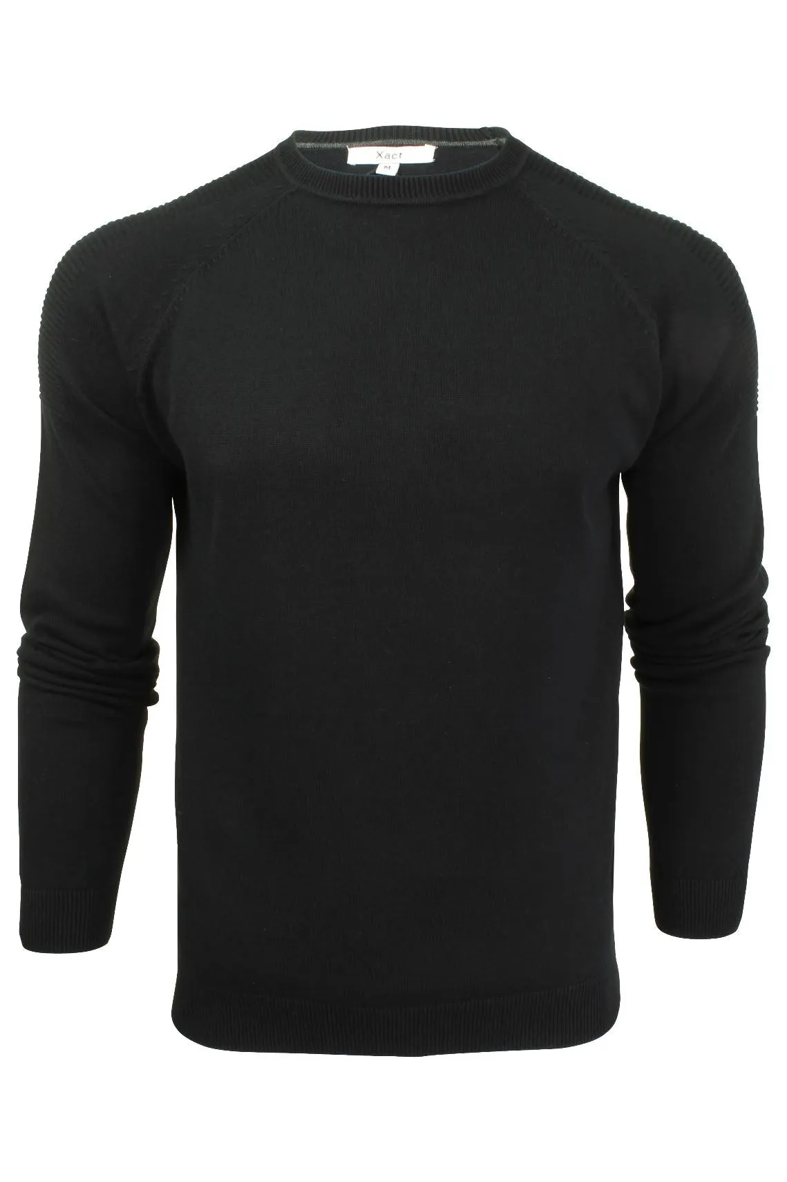 Xact Men's Cotton Raglan Crew Neck Jumper